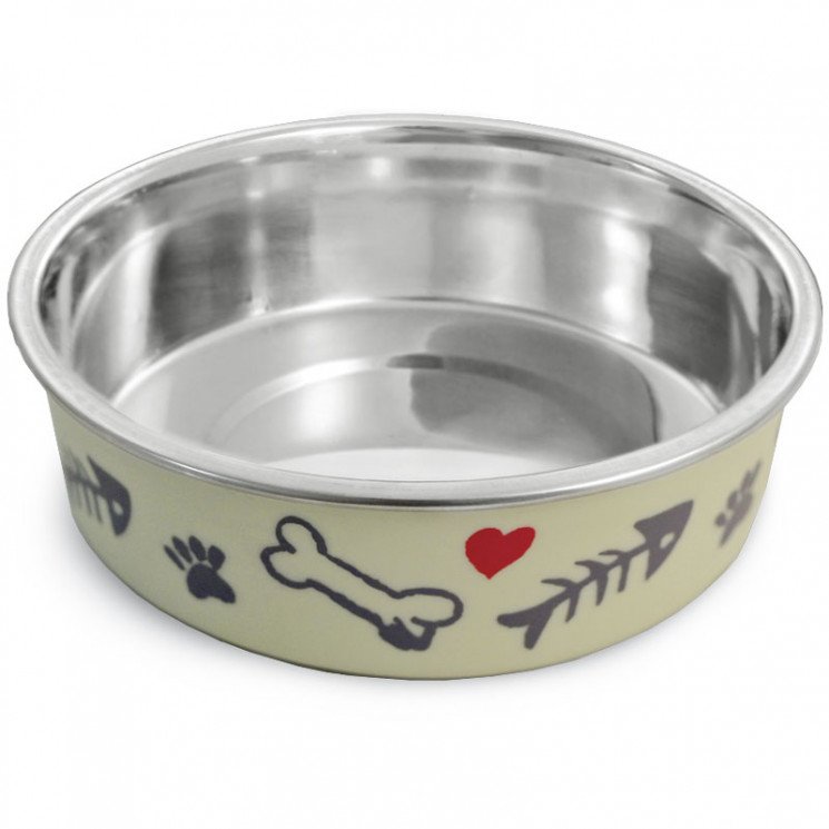 Миска (Triol) "Косточки" из нерж. стали, 0,15л