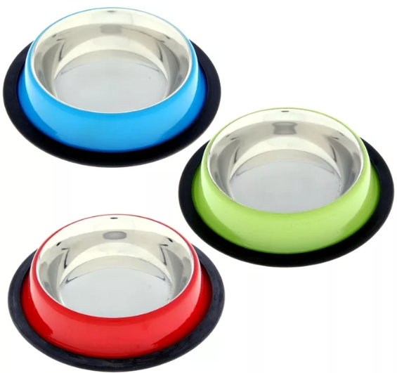 Миска нескользящая цветная, VM2507 (D) 900 мл, цвета микс 559845