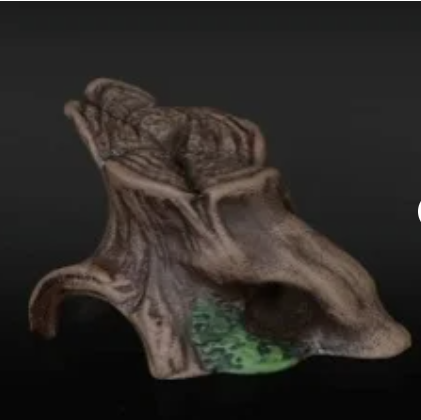 Аквадекор-грот для аквариума К-28 Пенек с мхом