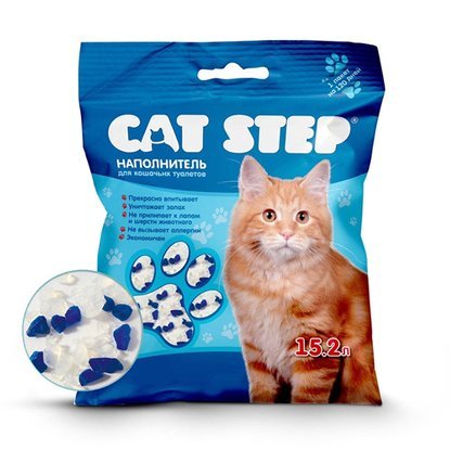 CAT STEP 15,2 л (7,24кг) наполнитель д/кошачьих туалетов