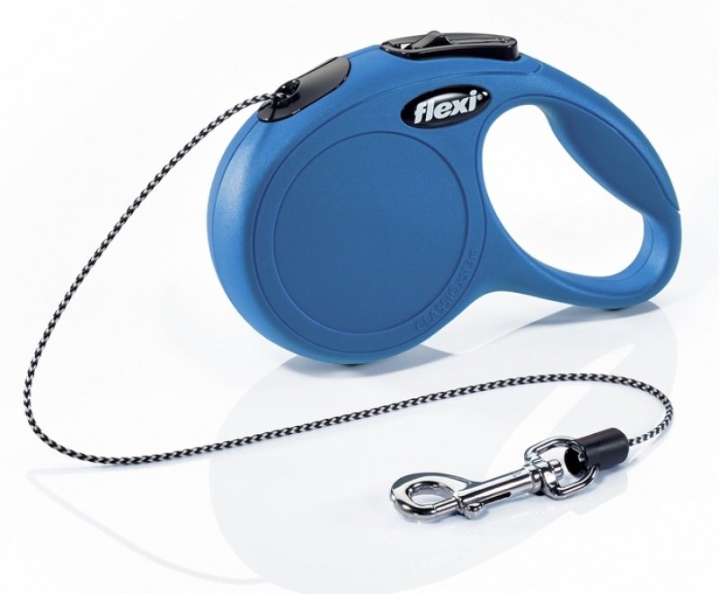 Рулетка (Flexi) "Classic XS" трос 3м до 8кг синий