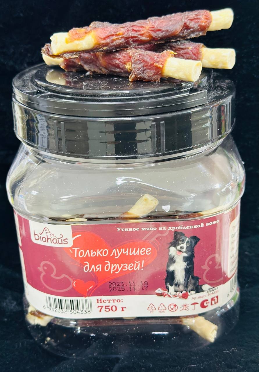 Лакомство для собак Косточки Утиные 1Шт