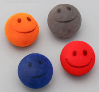 Игрушка бархатная с пищалкай "Улыбка", микс цветов   1377295