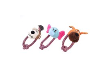 Игрушка-пищалка д/собак 20х9см с канатным кольцом арт.10922-5534 Код269146