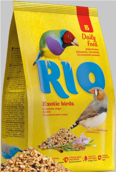 ЗЕРНОСМЕСЬ "РИО" Д/ПТИЦ  ЭКЗОТИЧЕСКИХ 500г