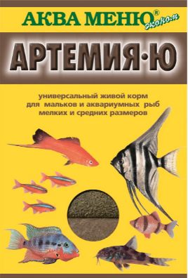 СУХОЙ КОРМ "АКВА-МЕНЮ АРТЕМИЯ-Ю" ДЛЯ РЫБ 30г