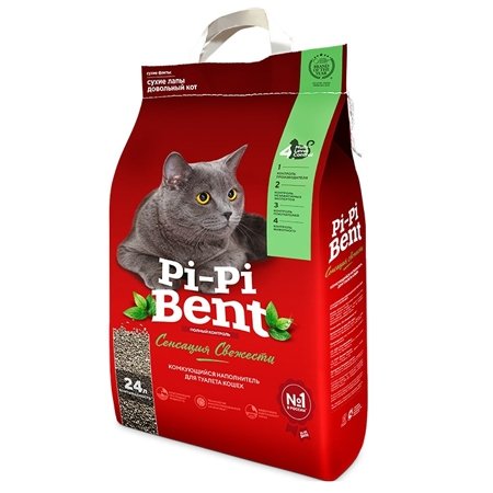 Пи-Пи Бент 10кг (24л) СЕНСАЦИЯ СВЕЖЕСТИ Д/КОШЕК